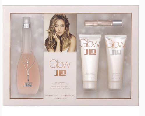 Estuche Jennifer Lopez Glow Mujer 3pzs 100ml EDT+Crema+Shower Gel